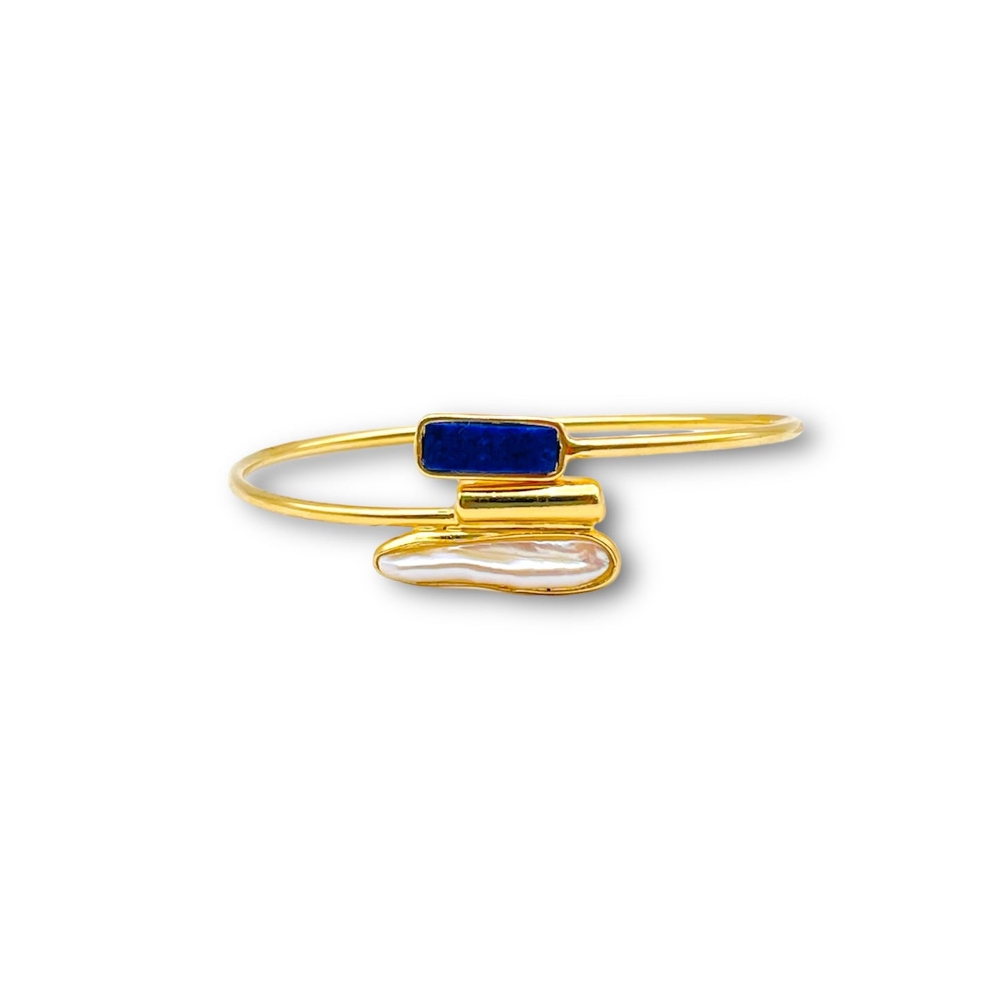 ATENE Bracciale con Lapis e Perla