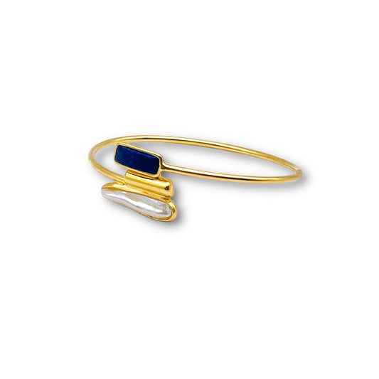 ATENE Bracciale con Lapis e Perla