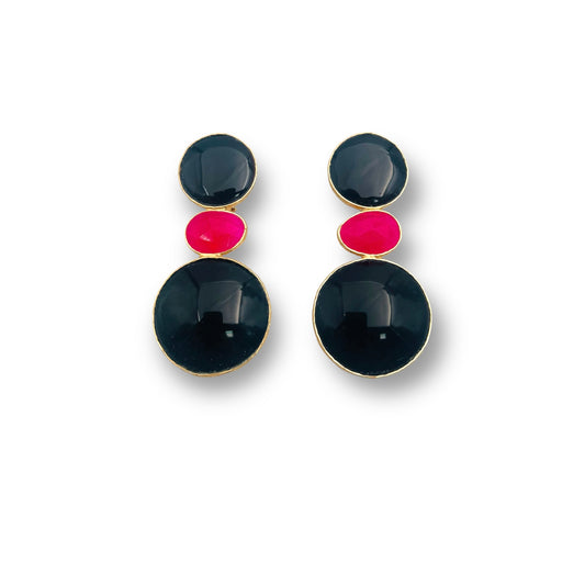 Orecchini Furore-Onice e Quarzo