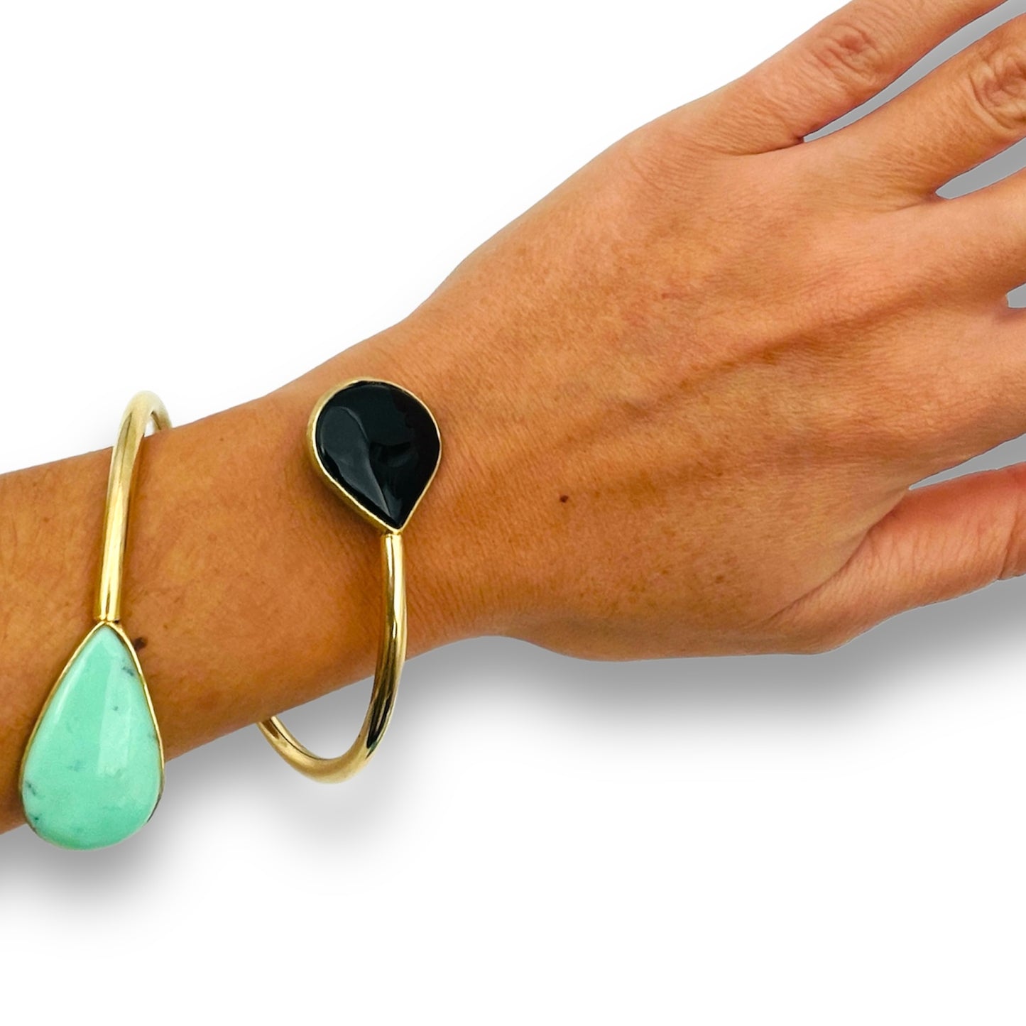 Bracciale con Onice e Crisoprasio