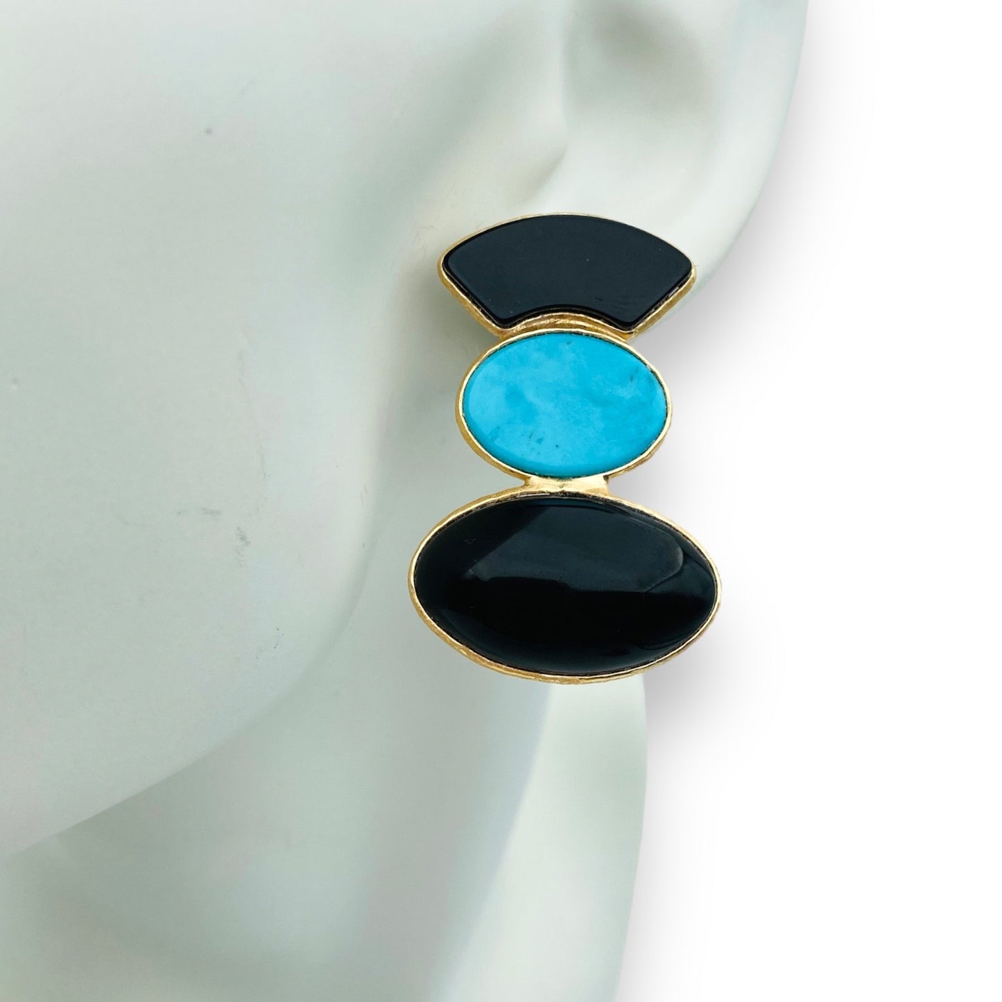 Orecchini Onice e Turchese