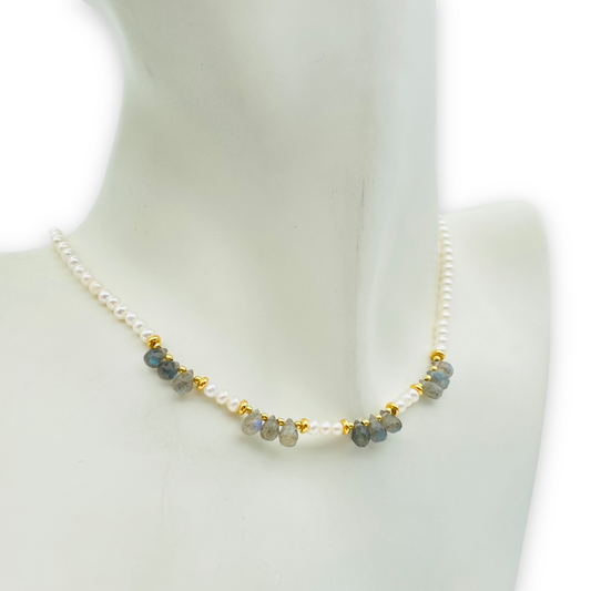 Andromeda Venere - Perle e Labradorite