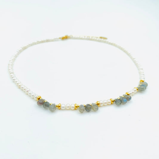 Andromeda Venere - Perle e Labradorite