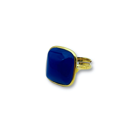 Anello Eros- Agata Blu