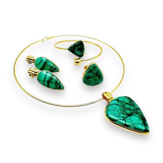 Set Malachite Trillion