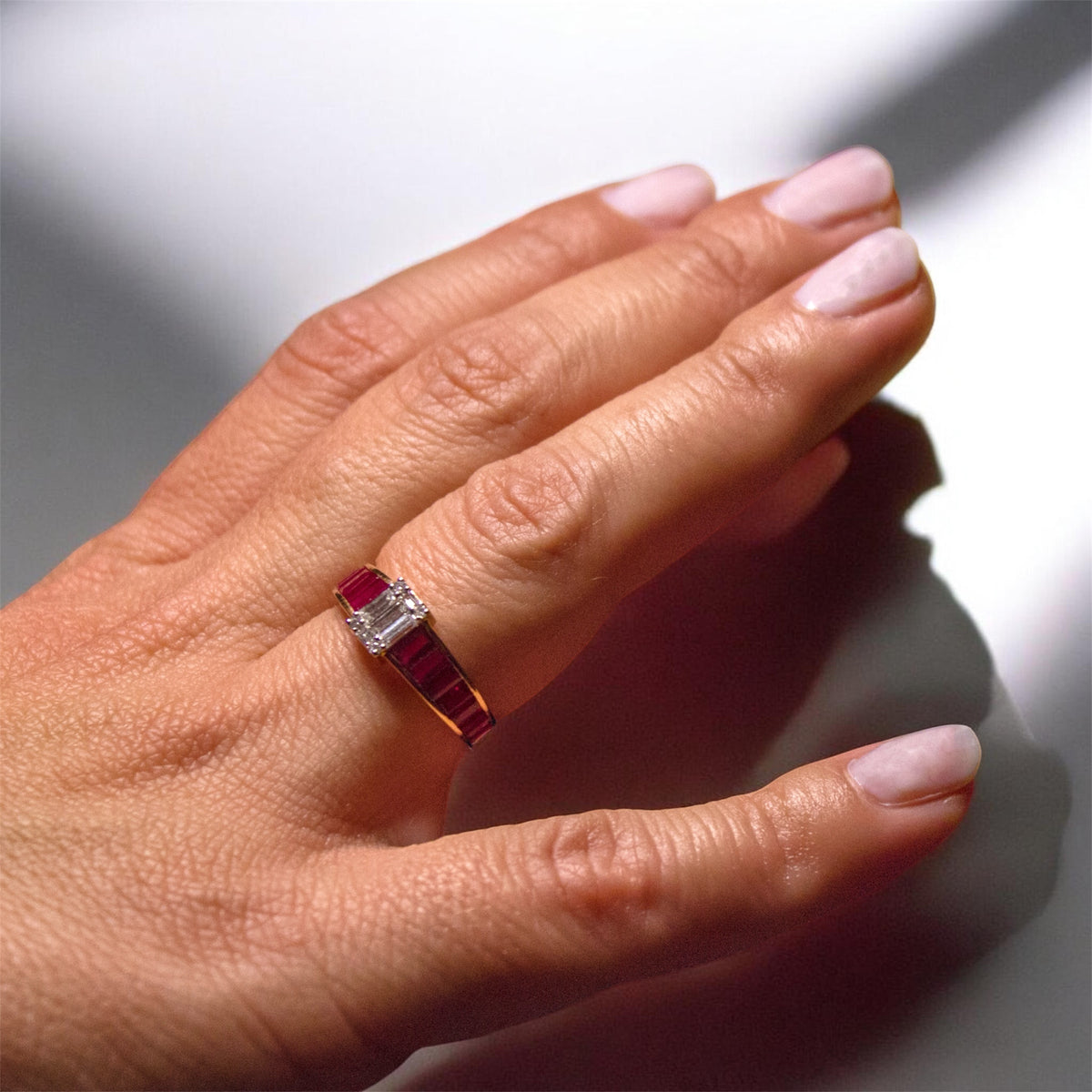 Oro 18kt e Rubino