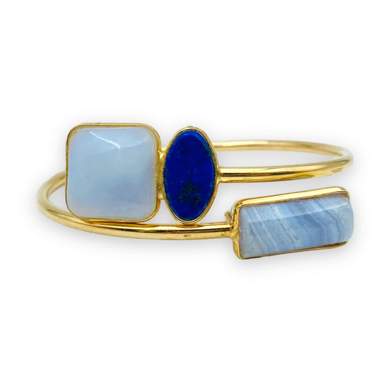 Bracciale Lapis e Calcedonio