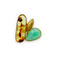 Anello Ambra e Crisoprasio